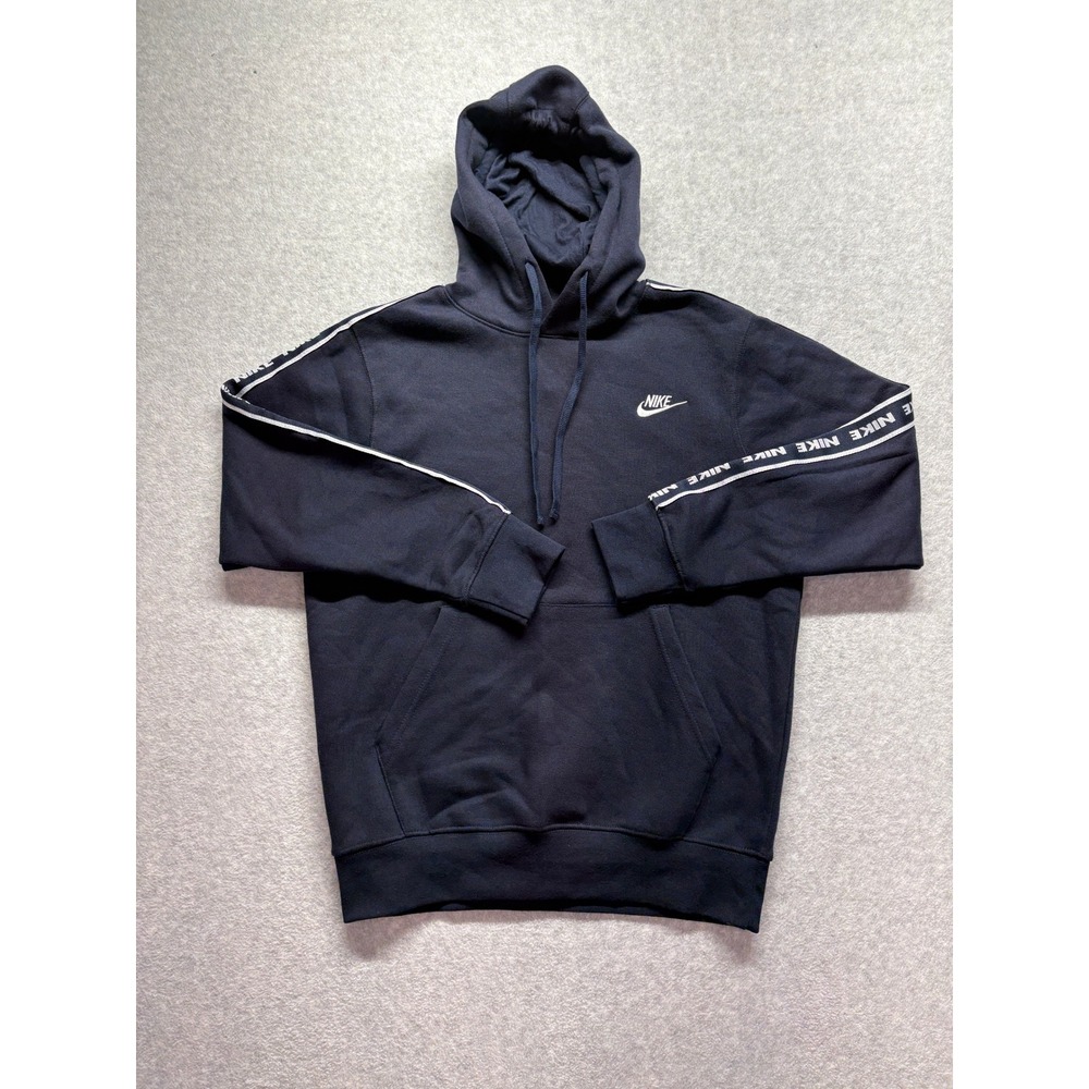 Nike Sportswear Repeat Fleece Hoodie Obsidian Navy FB7296-410 Mens Medium‎